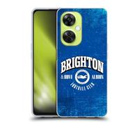 Head Case Designs Officially Licensed Brighton & Hove Albion F.C Distressed Logo Gel Case [Military Grade Protection] Compatible With OnePlus Nord CE 3 Lite 5G