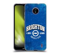 Head Case Designs Officially Licensed Brighton & Hove Albion F.C Distressed Logo Gel Case [Military Grade Protection] Compatible With Nokia C10 / C20
