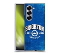 Head Case Designs Officially Licensed Brighton & Hove Albion F.C Distressed Logo Hard Back Case Compatible With Samsung Galaxy Z Fold6