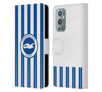 Head Case Designs Officially Licensed Brighton & Hove Albion F.C Home 2024/25 Badge Kit Leather Wallet Case Compatible With OnePlus 9
