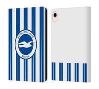Head Case Designs Officially Licensed Brighton & Hove Albion F.C Home 2024/25 Badge Kit Leather Wallet Case Compatible With Apple iPad mini (2021/2024)