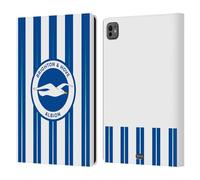 Head Case Designs Officially Licensed Brighton & Hove Albion F.C Home 2024/25 Badge Kit Leather Wallet Case Compatible With Apple iPad Pro 11 M4/M5 2024/2025