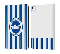 Head Case Designs Officially Licensed Brighton & Hove Albion F.C Home 2024/25 Badge Kit Leather Wallet Case Compatible With Apple iPad Air 11 2020/2022/2024/2025