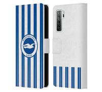 Head Case Designs Officially Licensed Brighton & Hove Albion F.C Home 2024/25 Badge Kit Leather Wallet Case Compatible With Huawei Nova 7 SE/P40 Lite 5G