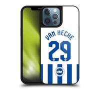 Head Case Designs Officially Licensed Brighton & Hove Albion F.C Jan Paul van Hecke 2025/26 Players Home Kit Gel Armour Case [Military Grade Protection] Compatible With Apple iPhone 13 Pro Max