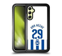 Head Case Designs Officially Licensed Brighton & Hove Albion F.C Jan Paul van Hecke 2025/26 Players Home Kit Ultra-Armoured Shockproof Case [Military Grade] Compatible With Samsung Galaxy A34 5G