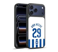Head Case Designs Officially Licensed Brighton & Hove Albion F.C Jan Paul van Hecke 2025/26 Players Home Kit Gel Armour Case [Military Grade Protection] Compatible With Apple iPhone 17 Pro Max