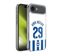 Head Case Designs Officially Licensed Brighton & Hove Albion F.C Jan Paul van Hecke 2025/26 Players Home Kit Gel Case [Military Grade Protection] Compatible With Apple iPhone 17 Air