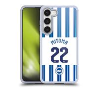 Head Case Designs Officially Licensed Brighton & Hove Albion F.C Kaoru Mitoma 2024/25 Players Home Kit Gel Case [Military Grade Protection] Compatible With Samsung Galaxy S23 5G