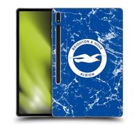 Head Case Designs Officially Licensed Brighton & Hove Albion F.C Marble Logo Gel Case [Military Grade Protection] Compatible With Samsung Galaxy Tab S8 Plus