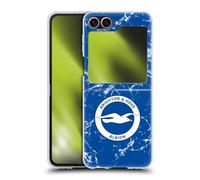Head Case Designs Officially Licensed Brighton & Hove Albion F.C Marble Logo Hard Back Case Compatible With Samsung Galaxy Z Flip6