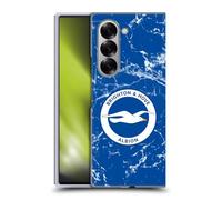 Head Case Designs Officially Licensed Brighton & Hove Albion F.C Marble Logo Hard Back Case Compatible With Samsung Galaxy Z Fold6