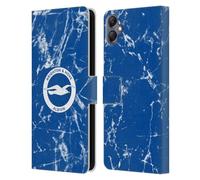 Head Case Designs Officially Licensed Brighton & Hove Albion F.C Marble Logo Leather Wallet Case Compatible With Samsung Galaxy A05