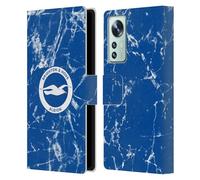 Head Case Designs Officially Licensed Brighton & Hove Albion F.C Marble Logo Leather Wallet Case Compatible With Xiaomi 12