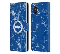 Head Case Designs Officially Licensed Brighton & Hove Albion F.C Marble Logo Leather Wallet Case Compatible With Samsung Galaxy Xcover6 Pro/Pro2