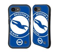 Head Case Designs Officially Licensed Brighton & Hove Albion F.C Oversized Logo Hybrid Case Compatible With Apple iPhone 16e