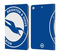 Head Case Designs Officially Licensed Brighton & Hove Albion F.C Oversized Logo Leather Wallet Case Compatible With Apple iPad 9.7 2017 / iPad 9.7 2018