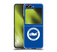 Head Case Designs Officially Licensed Brighton & Hove Albion F.C Plain Logo Hard Back Case Compatible With Samsung Galaxy Z Flip6