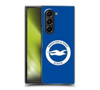 Head Case Designs Officially Licensed Brighton & Hove Albion F.C Plain Logo Hard Back Case Compatible With Samsung Galaxy Z Fold5