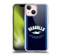 Head Case Designs Officially Licensed Brighton & Hove Albion F.C Seagulls Logo Gel Case [Military Grade Protection] Compatible with Apple iPhone 13 Mini and Compatible with MagSafe