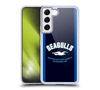 Head Case Designs Officially Licensed Brighton & Hove Albion F.C Seagulls Logo Gel Case [Military Grade Protection] Compatible with Samsung Galaxy S22 5G and Compatible with MagSafe