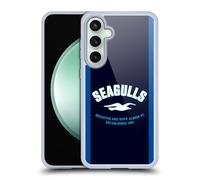 Head Case Designs Officially Licensed Brighton & Hove Albion F.C Seagulls Logo Gel Case [Military Grade Protection] Compatible with Samsung Galaxy S23 FE 5G and Compatible with MagSafe