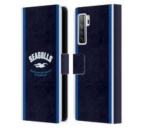 Head Case Designs Officially Licensed Brighton & Hove Albion F.C Seagulls Logo Leather Wallet Case Compatible With Huawei Nova 7 SE/P40 Lite 5G