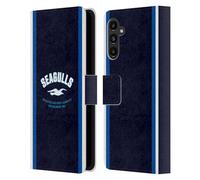 Head Case Designs Officially Licensed Brighton & Hove Albion F.C Seagulls Logo Leather Wallet Case Compatible With Samsung Galaxy A13 5G (2021)