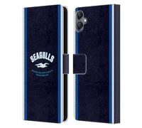 Head Case Designs Officially Licensed Brighton & Hove Albion F.C Seagulls Logo Leather Wallet Case Compatible With Samsung Galaxy A05