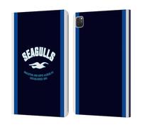 Head Case Designs Officially Licensed Brighton & Hove Albion F.C Seagulls Logo Leather Wallet Case Compatible With Apple iPad Pro 11 2020/2021 / 2022