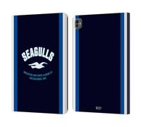 Head Case Designs Officially Licensed Brighton & Hove Albion F.C Seagulls Logo Leather Wallet Case Compatible With Apple iPad Pro 13 M4 2024