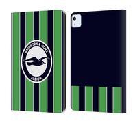 Head Case Designs Officially Licensed Brighton & Hove Albion F.C Third 2024/25 Badge Kit Leather Wallet Case Compatible With Apple iPad Air 11 2020/2022/2024/2025