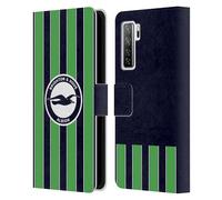 Head Case Designs Officially Licensed Brighton & Hove Albion F.C Third 2024/25 Badge Kit Leather Wallet Case Compatible With Huawei Nova 7 SE/P40 Lite 5G