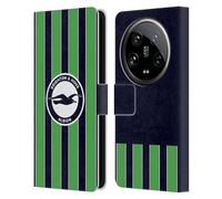 Head Case Designs Officially Licensed Brighton & Hove Albion F.C Third 2024/25 Badge Kit Leather Wallet Case Compatible With Xiaomi 14 Ultra