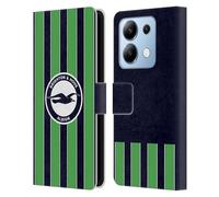 Head Case Designs Officially Licensed Brighton & Hove Albion F.C Third 2024/25 Badge Kit Leather Wallet Case Compatible With Xiaomi Redmi Note 13/13 Pro 5G