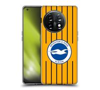 Head Case Designs Officially Licensed Brighton & Hove Albion F.C Third 2025/26 Badge Kit Gel Case [Military Grade Protection] Compatible With OnePlus 11 5G