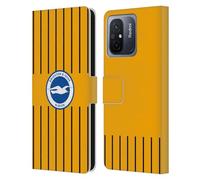 Head Case Designs Officially Licensed Brighton & Hove Albion F.C Third 2025/26 Badge Kit Leather Wallet Case Compatible With Xiaomi Redmi 12C