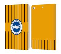 Head Case Designs Officially Licensed Brighton & Hove Albion F.C Third 2025/26 Badge Kit Leather Wallet Case Compatible With Apple iPad 9.7 2017 / iPad 9.7 2018