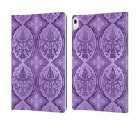 Head Case Designs Officially Licensed Brigid Ashwood Acanthus Swirl Patterns Leather Wallet Case Compatible With Apple iPad Air 13 2024/2025
