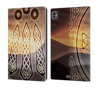 Head Case Designs Officially Licensed Brigid Ashwood Awen Celtic Wisdom 3 Leather Wallet Case Compatible With Apple iPad Pro 11 M4/M5 2024/2025