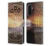 Head Case Designs Officially Licensed Brigid Ashwood Awen Celtic Wisdom 3 Leather Wallet Case Compatible With Samsung Galaxy A17 4G / 5G