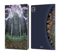 Head Case Designs Officially Licensed Brigid Ashwood Awen Stones Celtic Wisdom 3 Leather Wallet Case Compatible With Apple iPad Pro 11 M4/M5 2024/2025