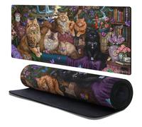 Head Case Designs Officially Licensed Brigid Ashwood Country Kitties Art Collection 37.4 x 15.75 x 0.16 inches (900 x 400 mm) - XL Gaming Office Desk PC Keyboard Mouse Mat Pad