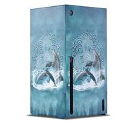 Head Case Designs Officially Licensed Brigid Ashwood Dolphin Art Mix Game Console Wrap Case Cover Compatible With Xbox Series X