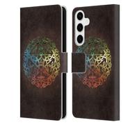 Head Case Designs Officially Licensed Brigid Ashwood Element Pentacle Sacred Symbols Leather Wallet Case Compatible With Samsung Galaxy S24+ 5G