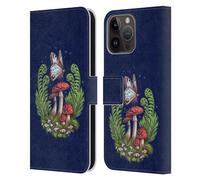 Head Case Designs Officially Licensed Brigid Ashwood Evening Toadstools 2 Vintage Romance 2 Leather Wallet Case Compatible With Apple iPhone 15 Pro Max