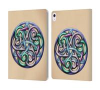 Head Case Designs Officially Licensed Brigid Ashwood Grace Celtic Wisdom 2 Leather Wallet Case Compatible With Apple iPad Air 13 2024/2025