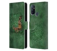 Head Case Designs Officially Licensed Brigid Ashwood Hare Celtic Wisdom 2 Leather Book Wallet Case Cover Compatible With OnePlus Nord N100