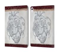 Head Case Designs Officially Licensed Brigid Ashwood Heart Steampunk Leather Wallet Case Compatible With Apple iPad Air 13 2024/2025