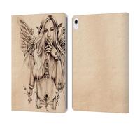Head Case Designs Officially Licensed Brigid Ashwood Incomplete Steampunk Leather Wallet Case Compatible With Apple iPad Air 13 2024/2025